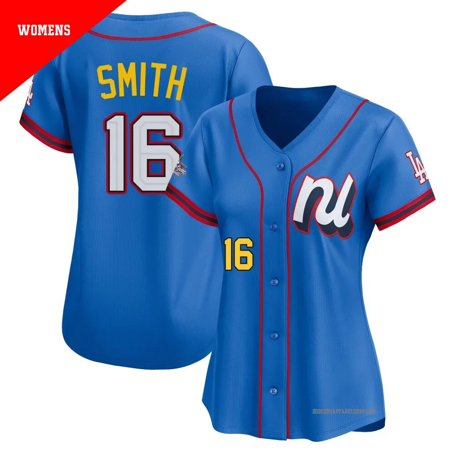 Women's Los Angeles Dodgers ＃16 Will Smith Blue Limited National League 2025 All-Star Edition Jersey