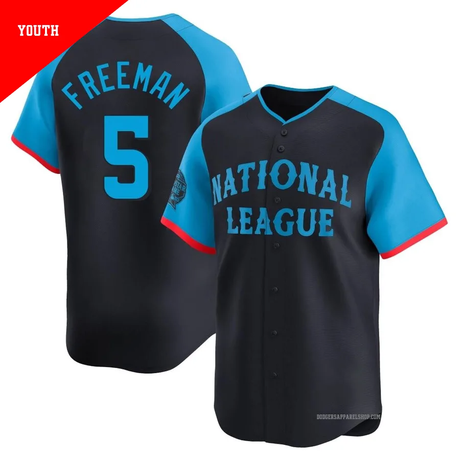 Youth Los Angeles Dodgers ＃5 Freddie Freeman Navy Limited National League 2024 All-Star Game Jersey